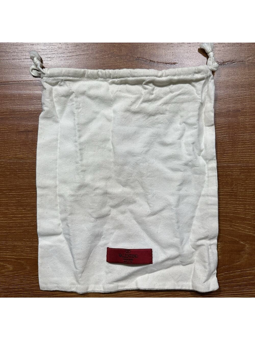 Valentino Garavani Dust Bag 12.5"x10.5" Ivory Cover Protector Drawstring Storage